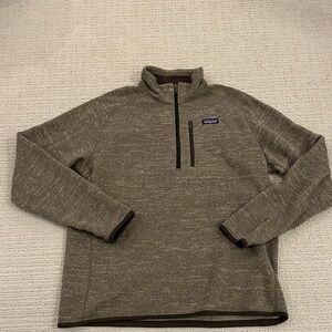 Patagonia Men's Gray Zip-Up Sweater
